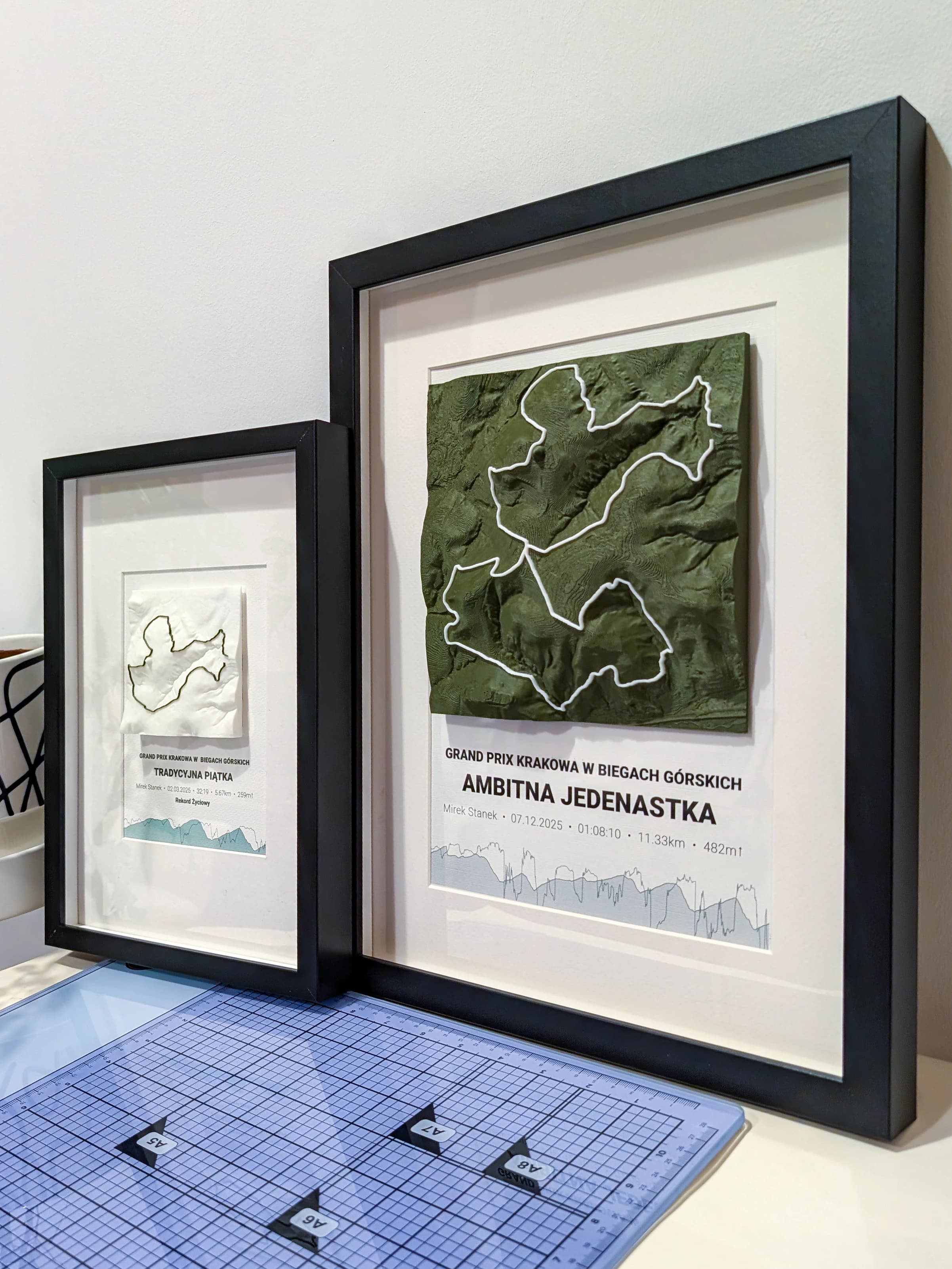 RunArt - Plakat 3D biegu GPK